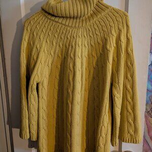 Alfani Yellow Turtle neck Knitted Sweater